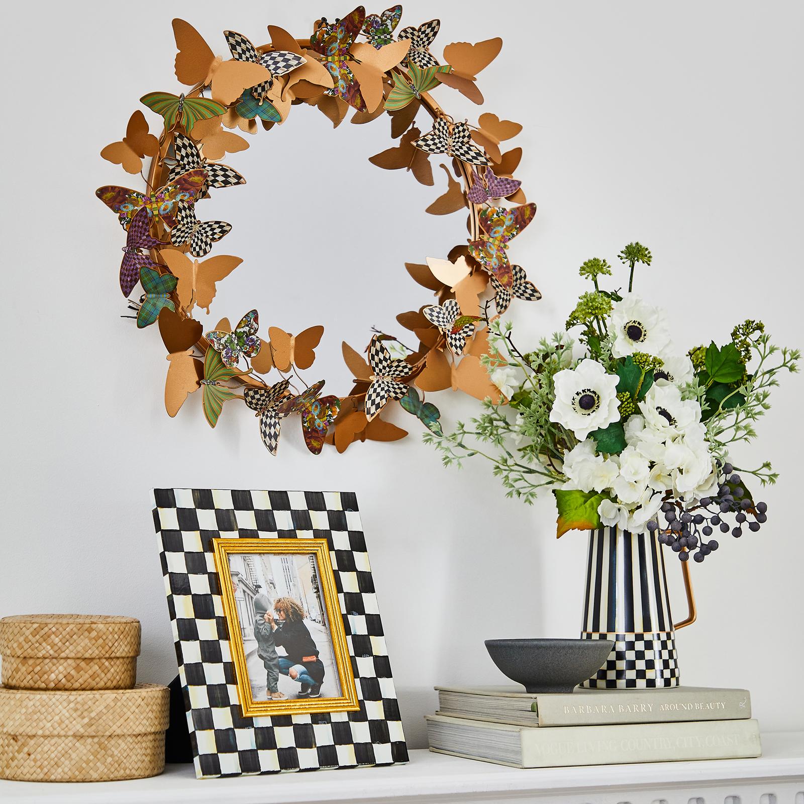 MacKenzie-Childs, Courtly Check Enamel Frame | Zola