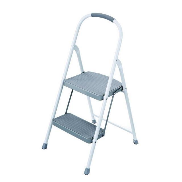 2-Step Steel Step Stool with 225 lb. Load Capacity Type II Duty Rating