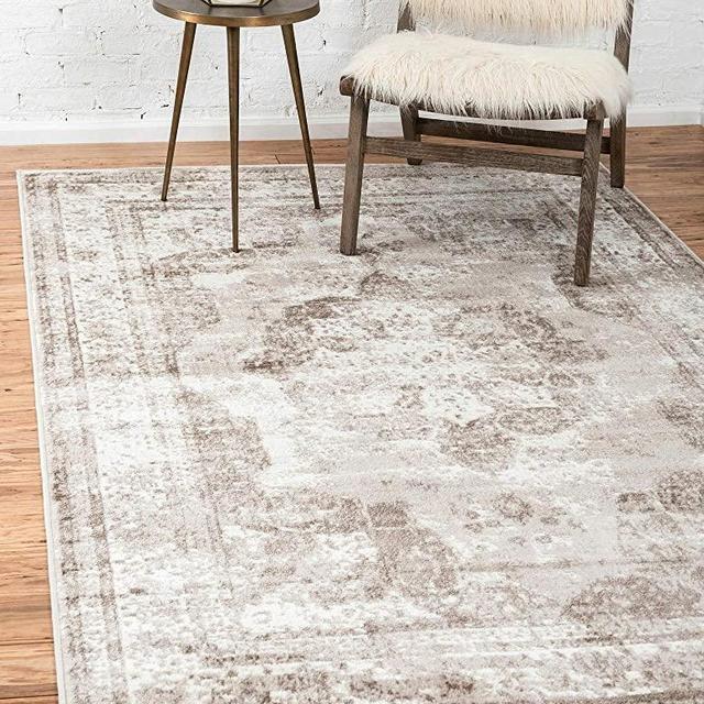 Unique Loom Sofia Traditional Area Rug, 6' 0 x 9' 0, Beige