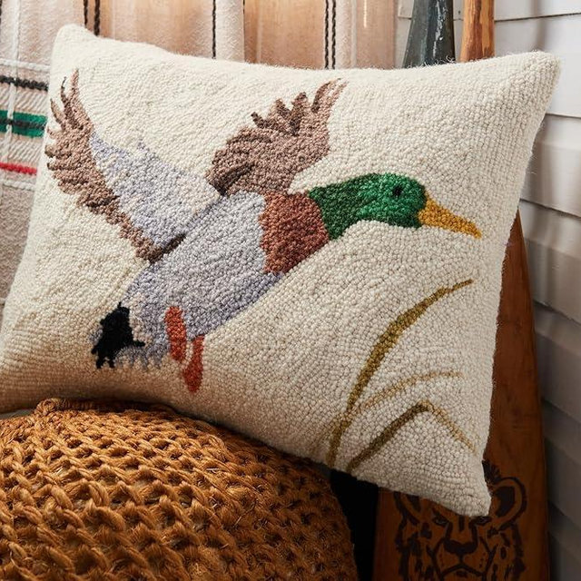 Makers Collective Camp WANDAWEGA Pillows, 16x20, Mallard Cream