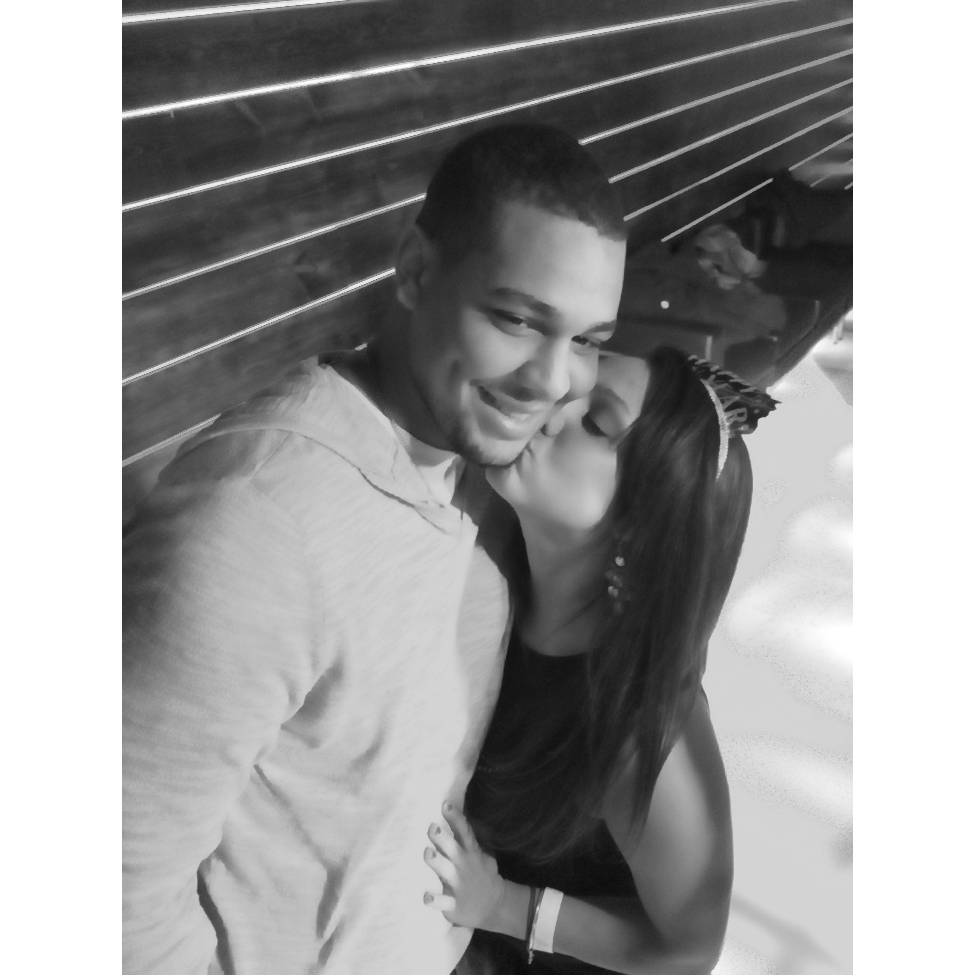 Our first New Years... Ended 2014 together, and started 2015 off right