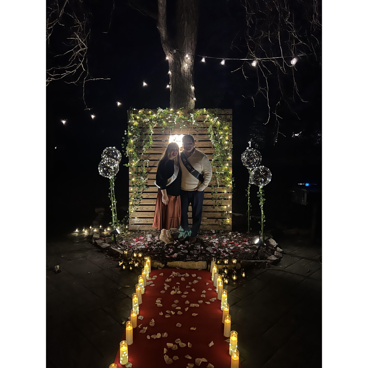 Night of our engagement :)