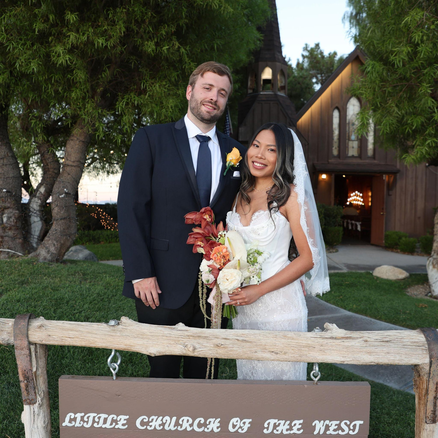 We quietly eloped and married in the same place Adam's mom said 'I do' years ago.
