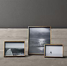 Floating Frame Collection - Antiqued Brass