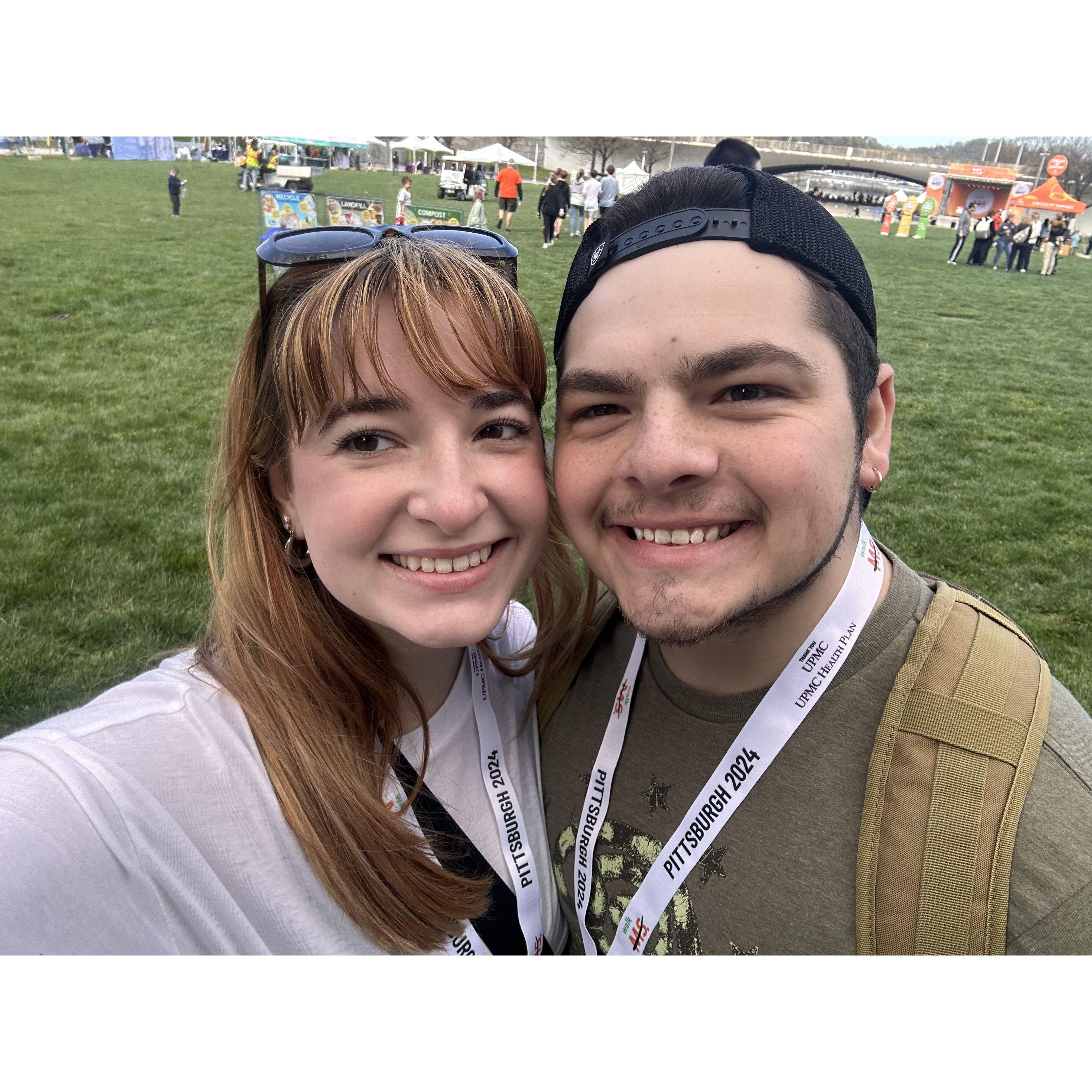 The MS walk in Pittsburgh