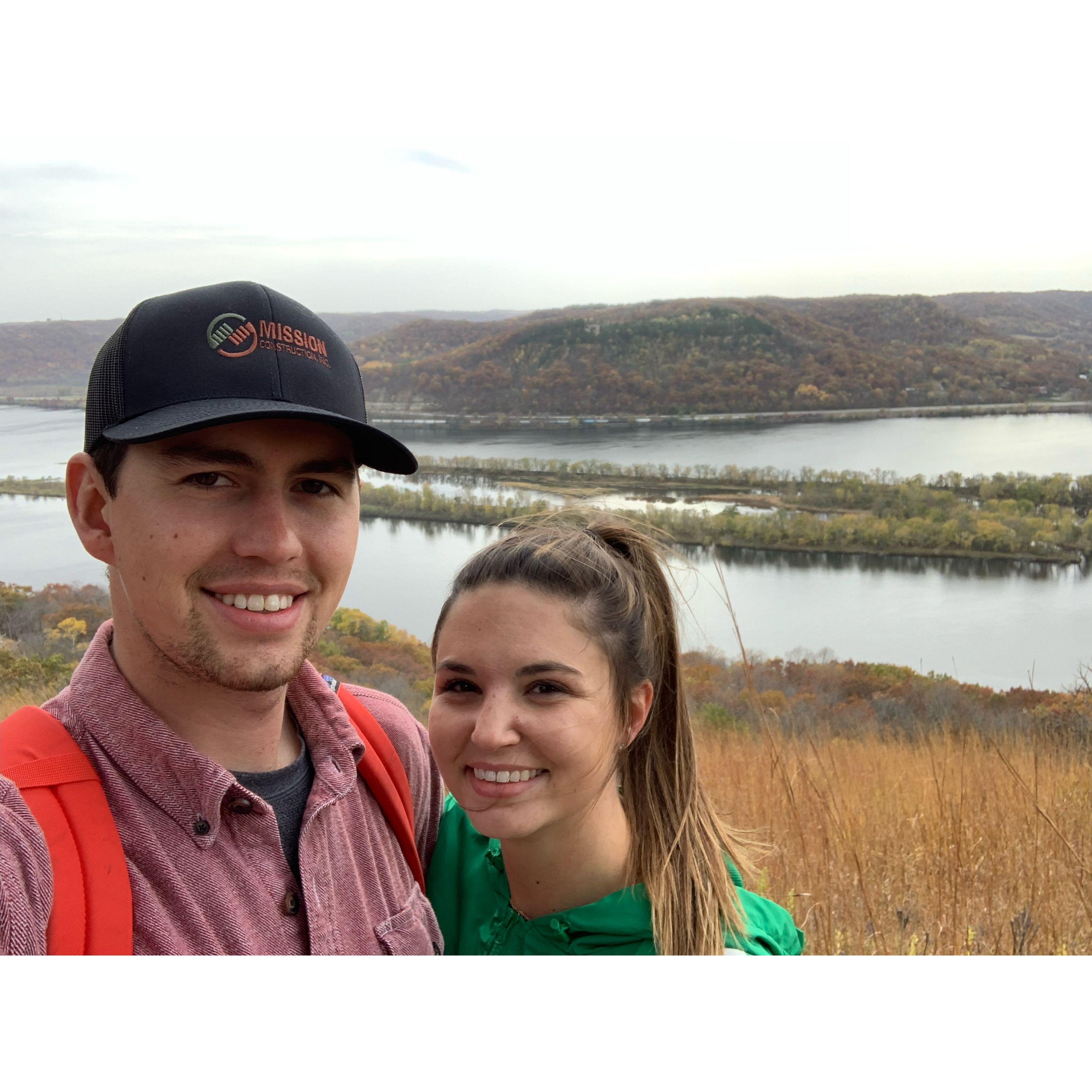Hiking in Trempealeau WI