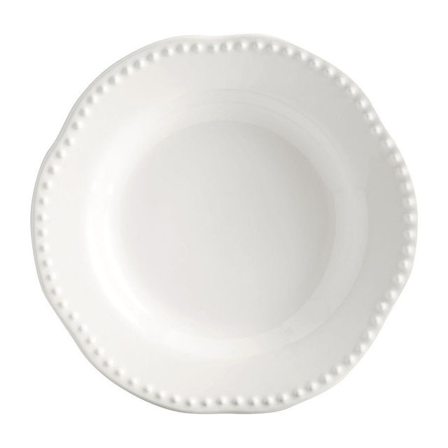 Emma Salad Plate, Set of 4 - White