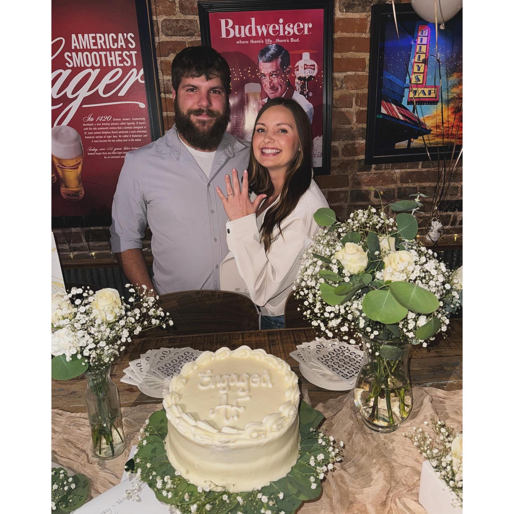 Engagement Party at Billy's!