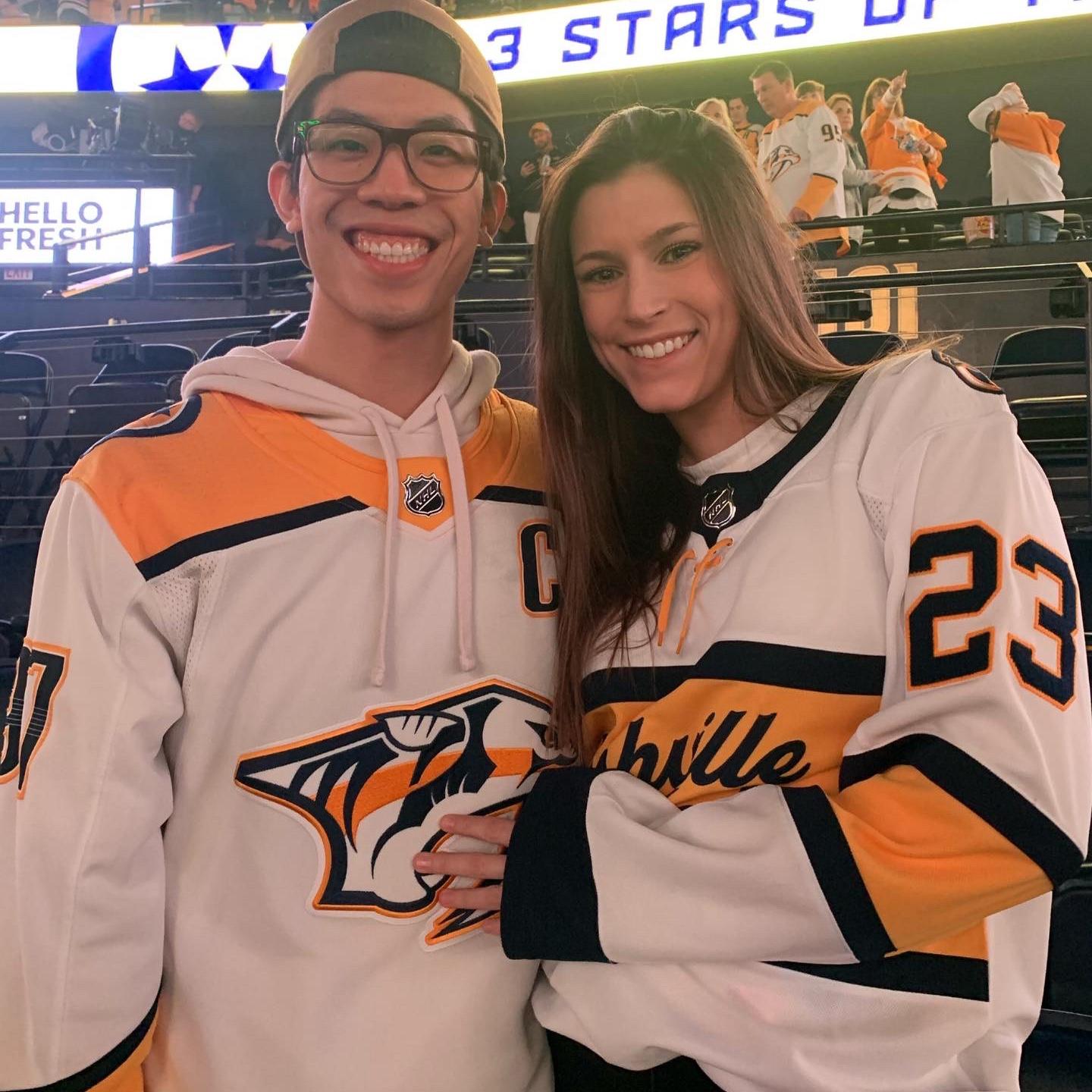 We really love hockey games