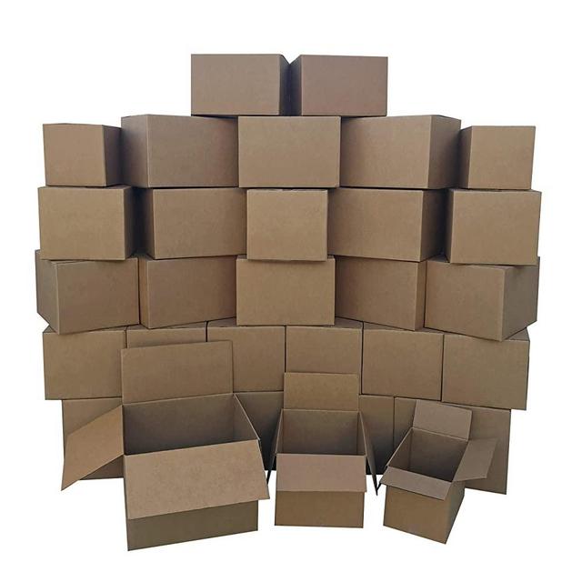AmazonBasics Moving Boxes - Small/Medium/Large Bundle, 30-Pack