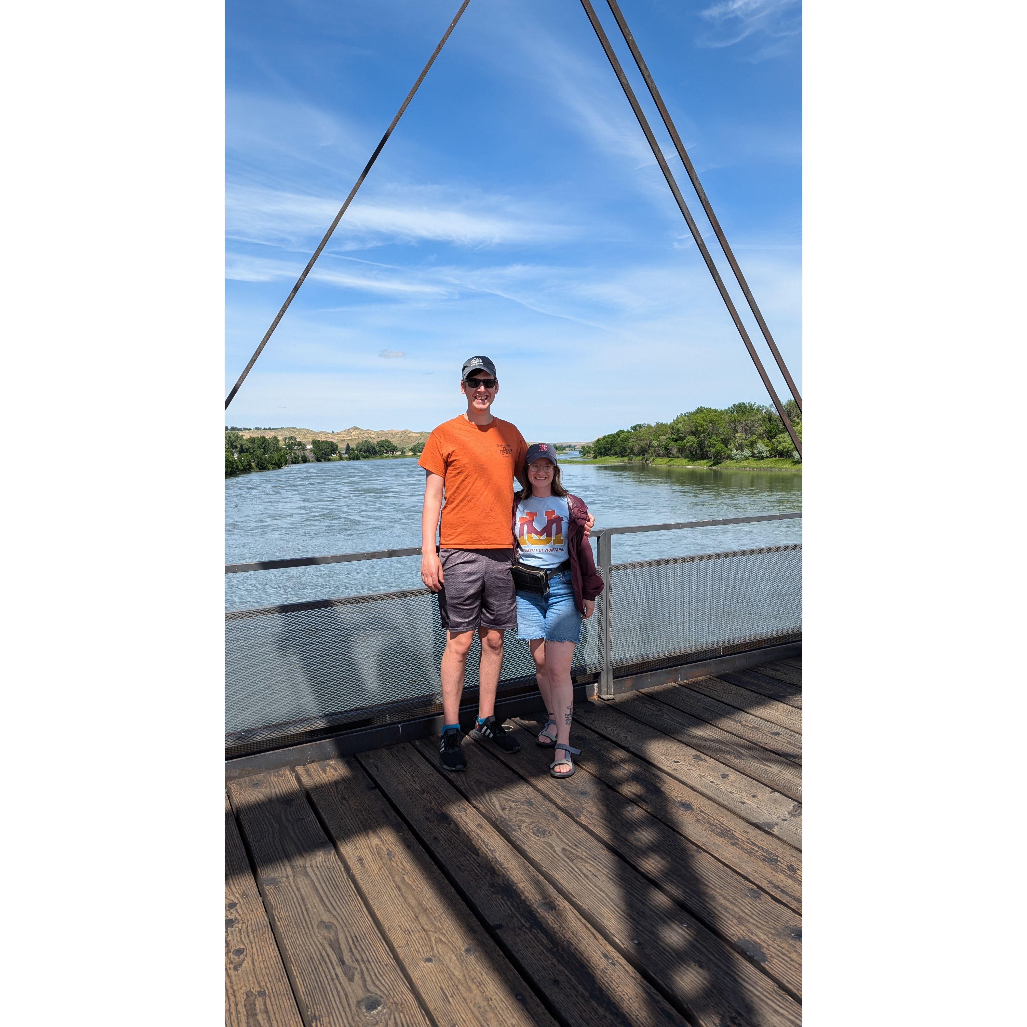 Guess what I wished for when I spit off the bridge in Fort Benton this year?