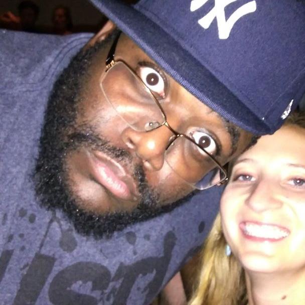 Jeff and Ashley at a concert.