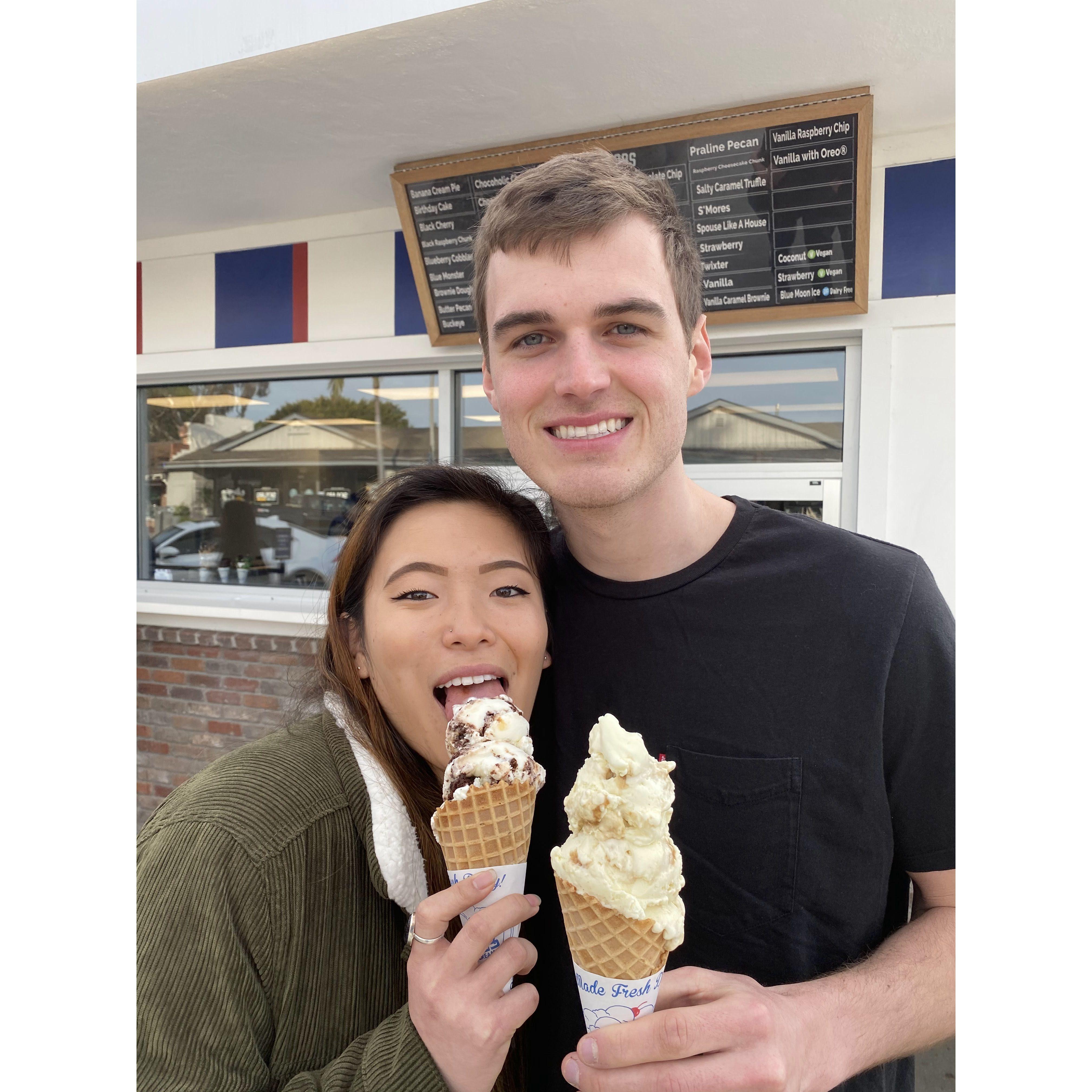 San Diego - we are always happiest with food :)