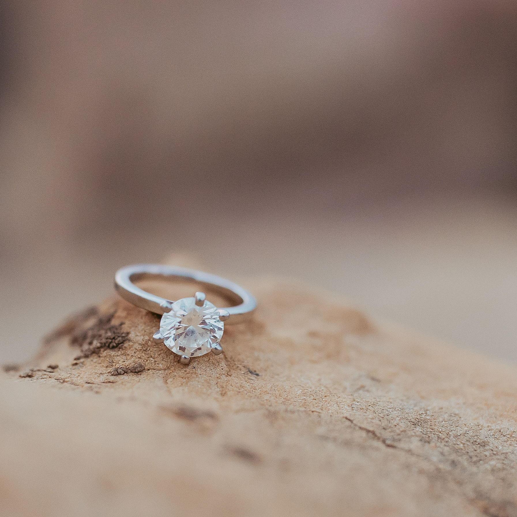 Engagement photos were taken by Ashley Shaw who is out of Albuquerque! Location was El Malpais National Monument!