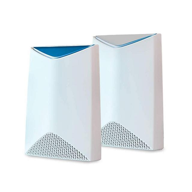 NETGEAR Orbi Pro Tri-Band Mesh WiFi System (SRK60) -- Router & Extender Replacement covers up to 5,000 sq. ft., 2 Pack, 3Gbps Speed Router & 1 Satellite