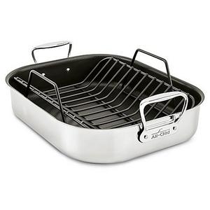 All-Clad® 16-Inch x 13-Inch Nonstick Roaster with Rack