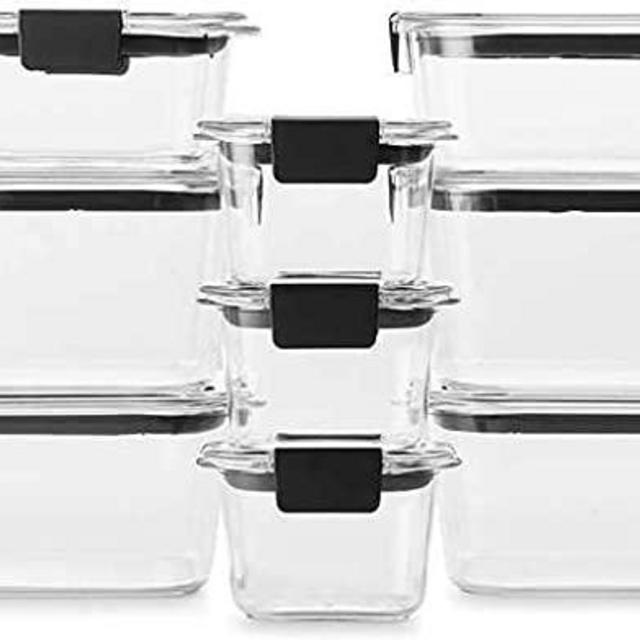 Rubbermaid Storage container set, Clear