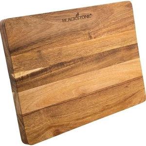 BLACKSTONE 5595 Solid Acacia Wood Griddle Cutting Board with Feet (17 x 12”)- Large and Lightweight, Premium Durable Quality to Chop Vegetables for Indoor, Outdoor, Kitchen, Easy to Clean (Rectangle)