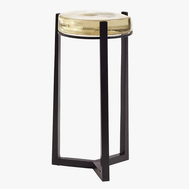 Cori Glass Accent Table, Recycled Glass