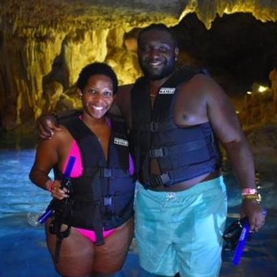 Our fist time visiting a cenote.