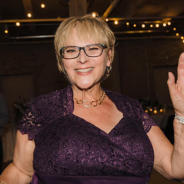 Mama Lorene looking gorgeous during Michael's wedding!