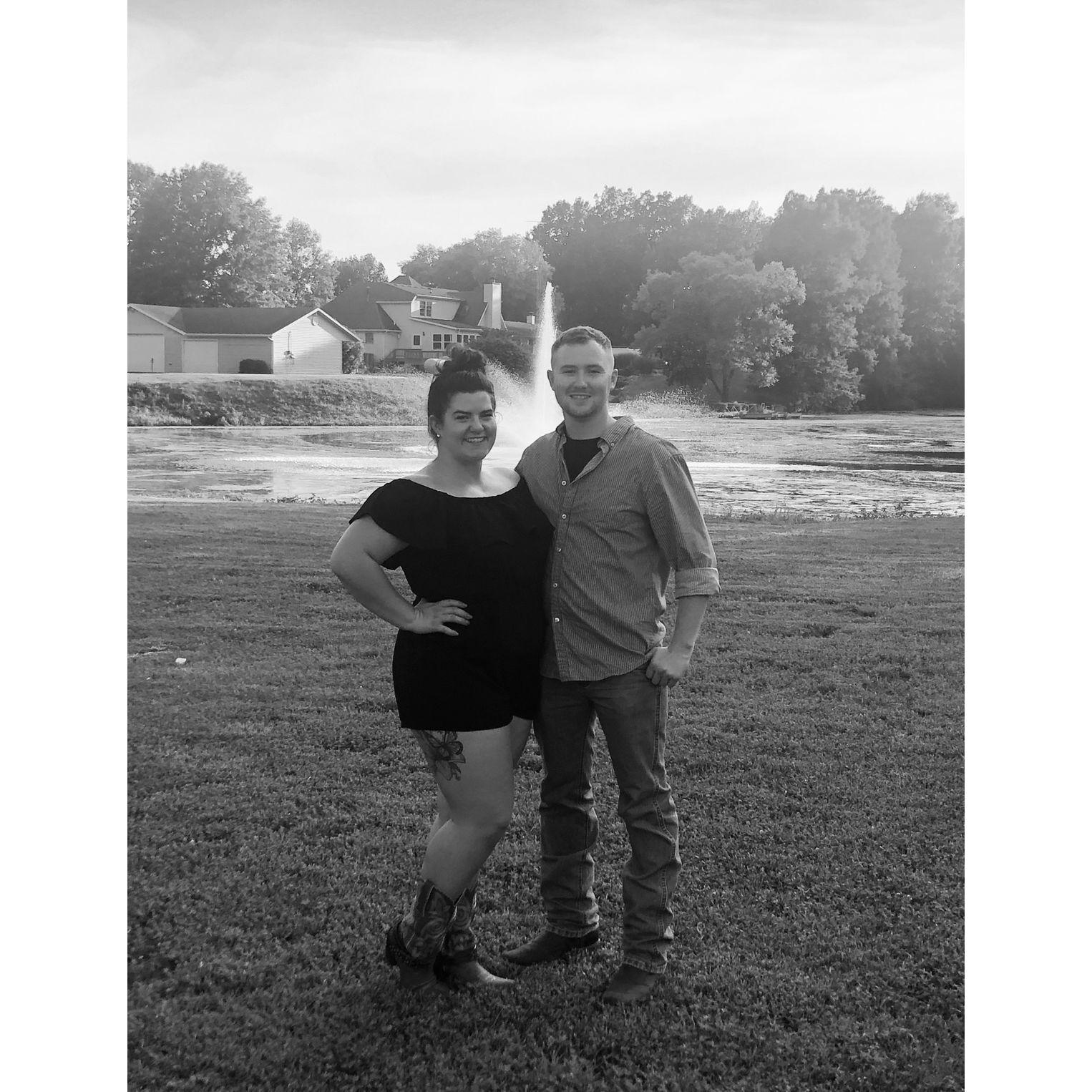 Celebrating Lindsey and Jordan :)