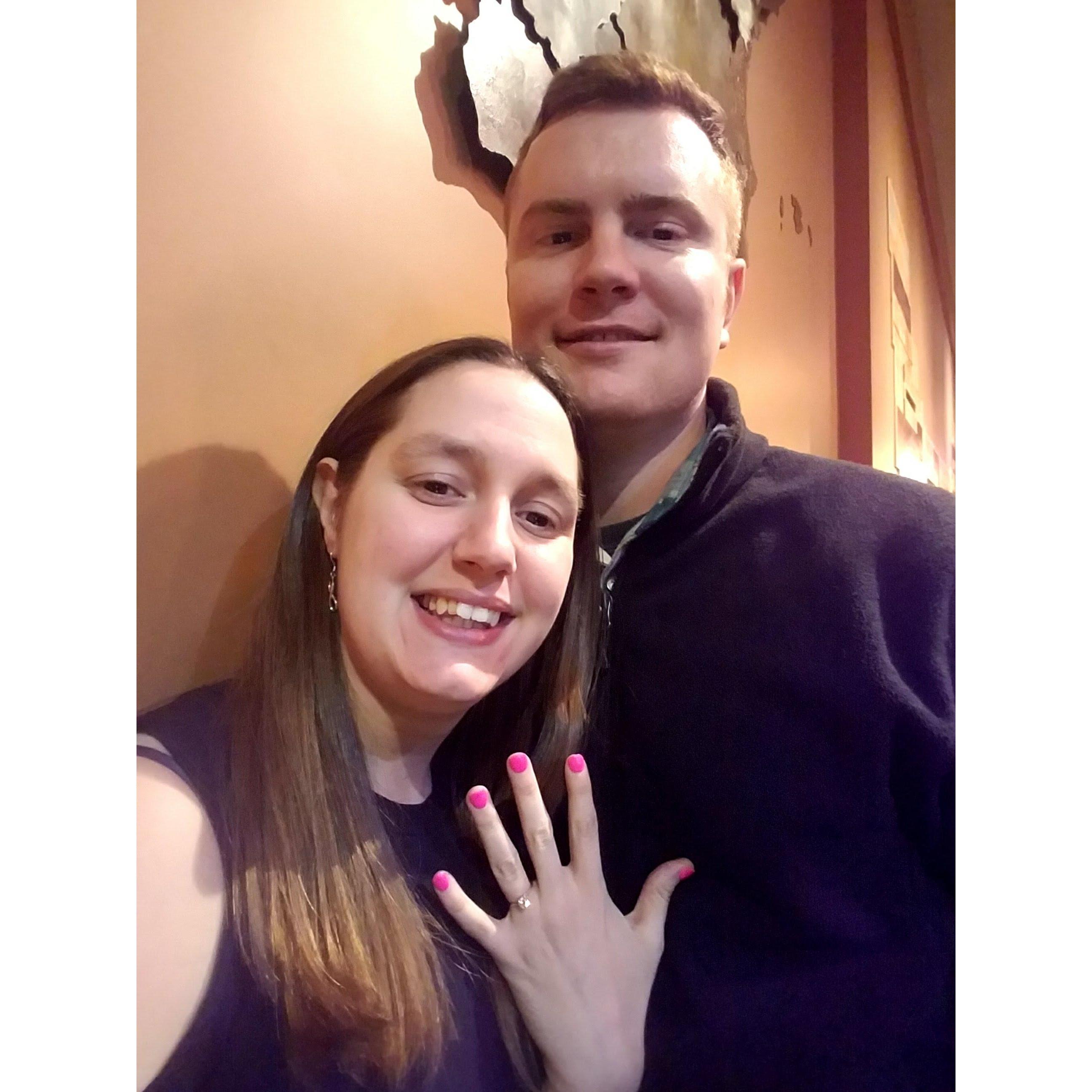 She said YES!