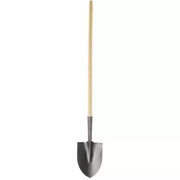 46 in. Long Handle Steel Round Point Shovel