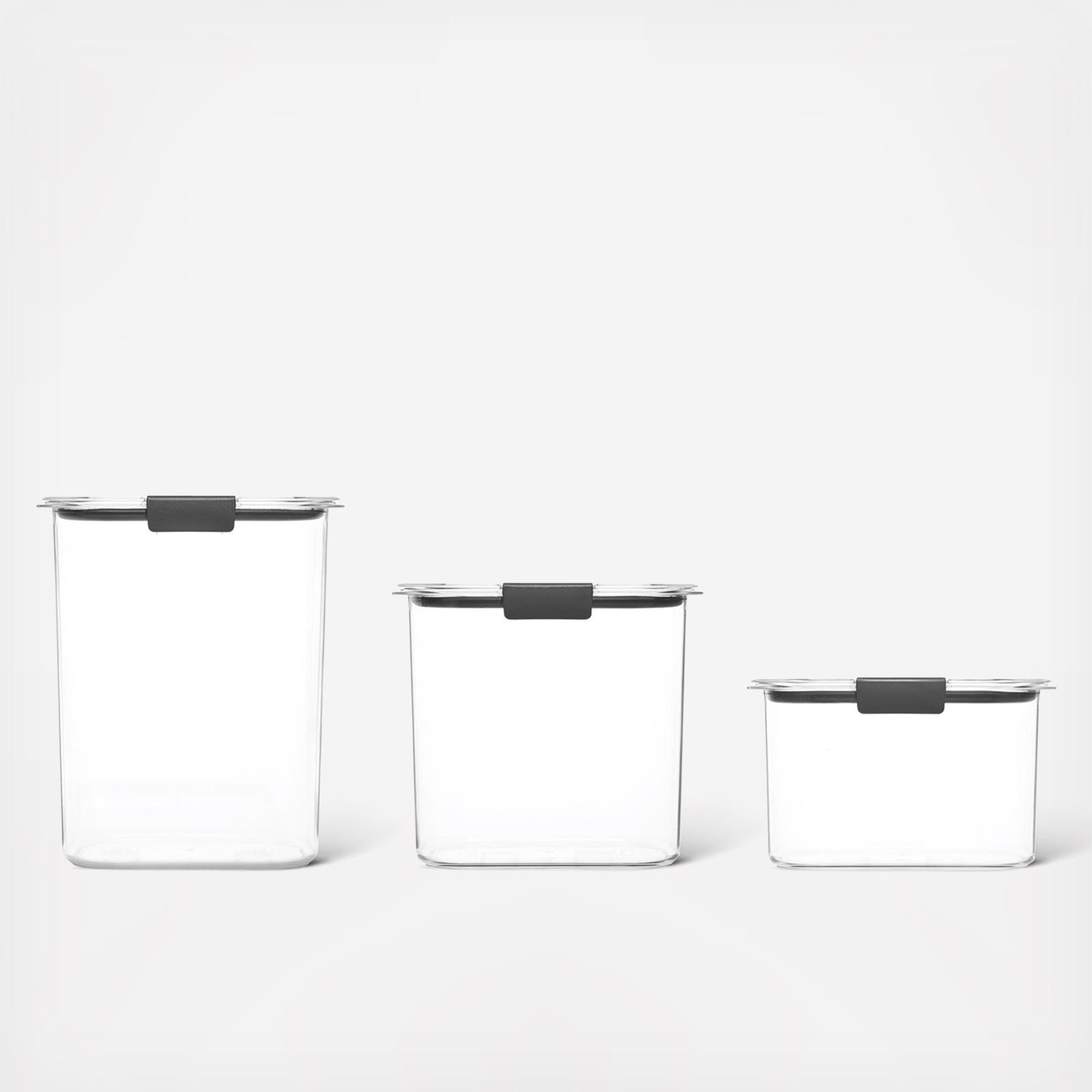 Rubbermaid Brilliance - Recipiente hermético para almacenar