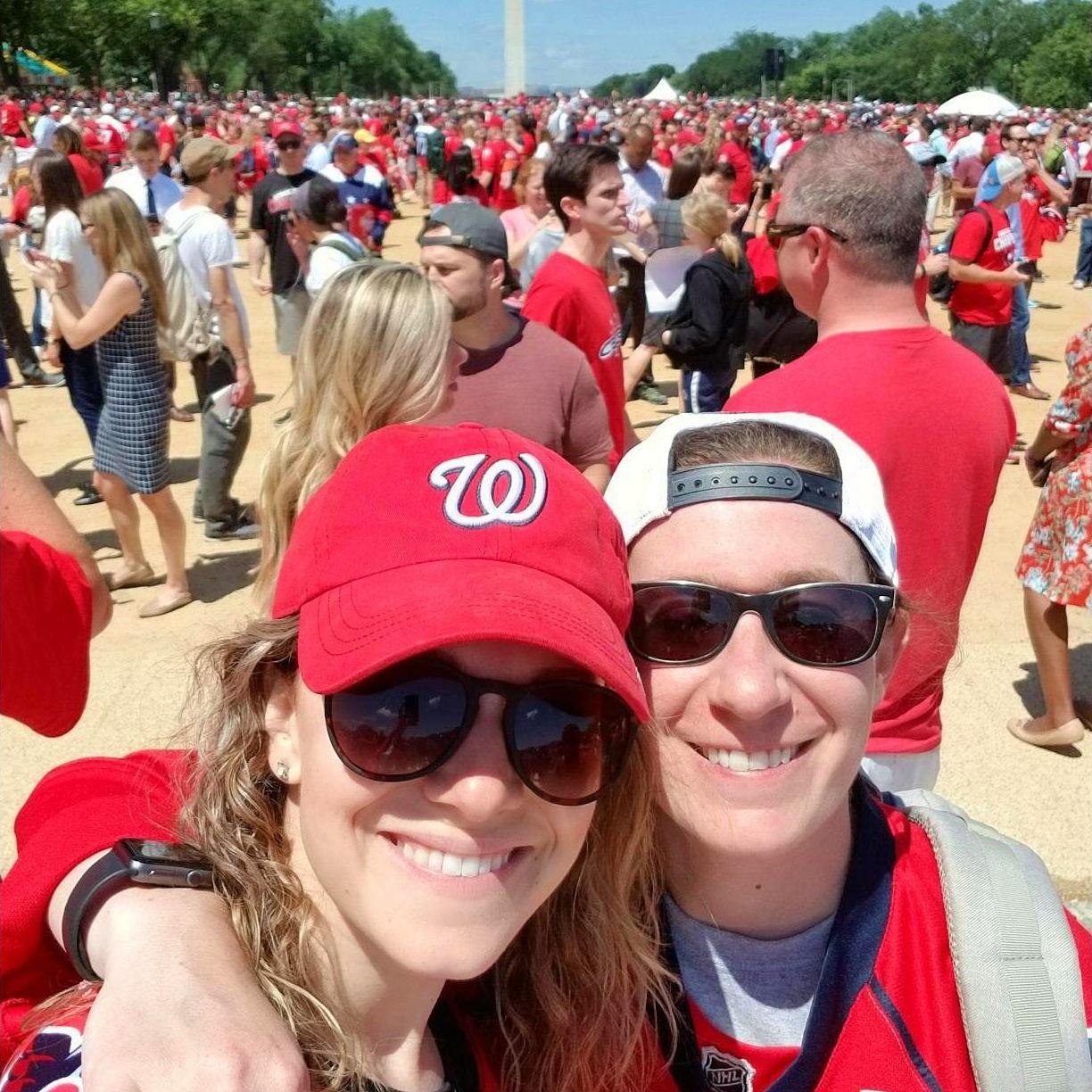 Both the Nats and Caps won championships shortly after we started dating. Coincidence?