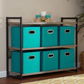 Fabric Storage Cube Bin, Set of 6