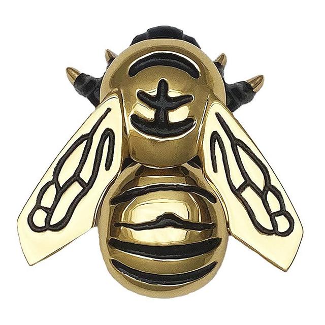 Bumblebee Door Knocker - Brass (Premium Size)