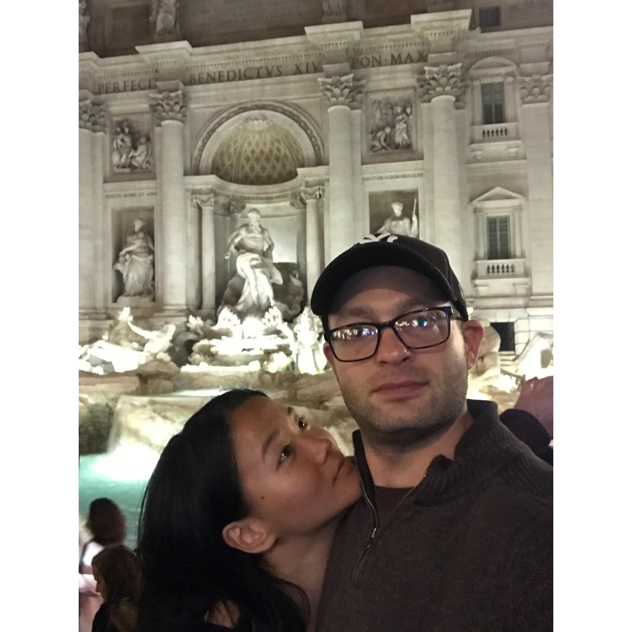 Is that a zit? Trevi Fountain, Rome