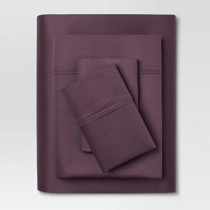 Performance Sheet Set (King) Dark Purple 400 Thread Count - Threshold™