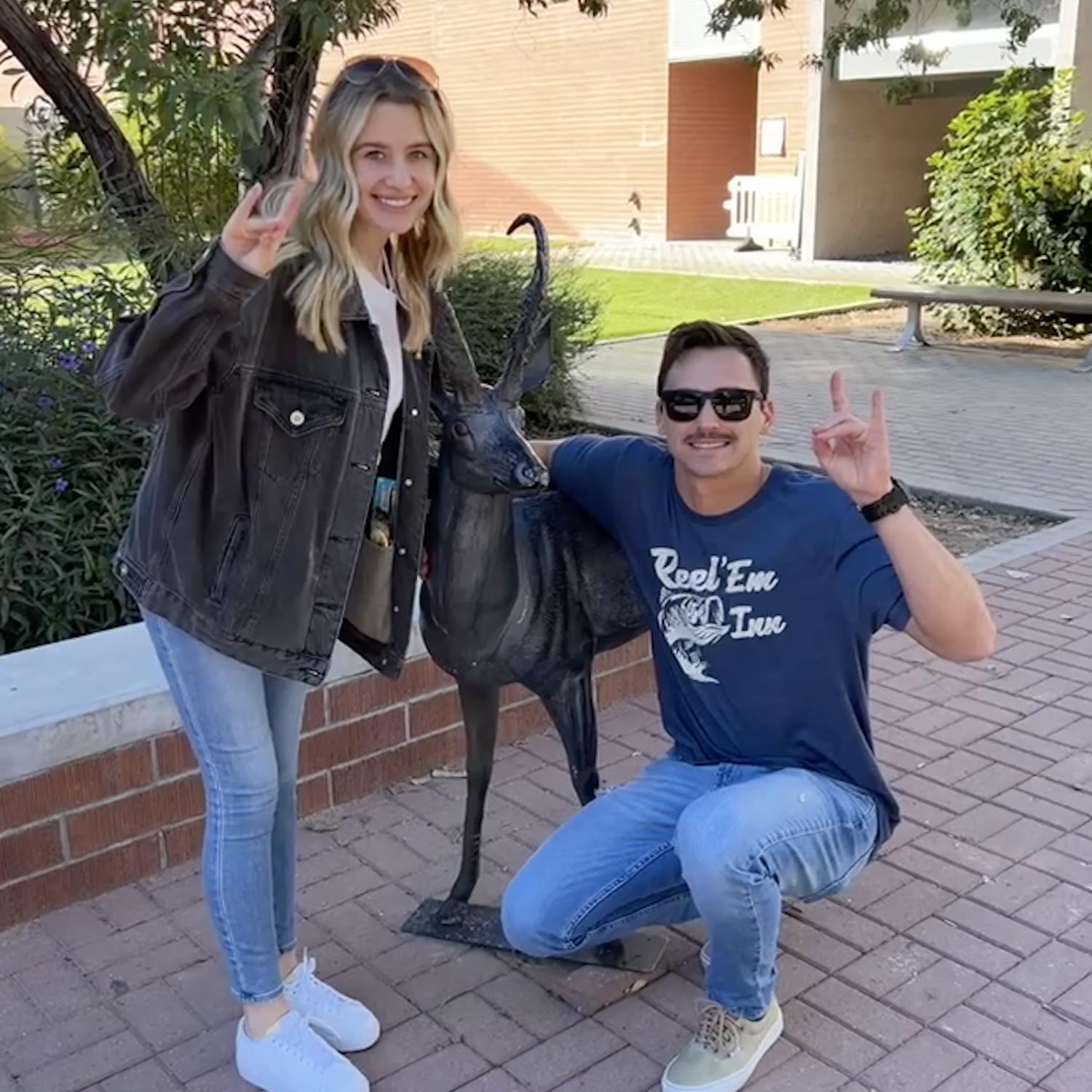 Kristal came to visit GCU!