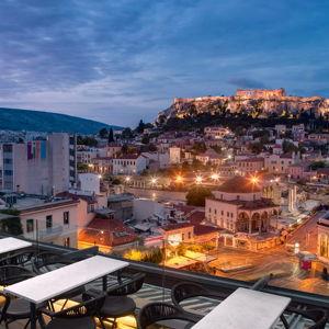 Rooftop Dinner in Athens