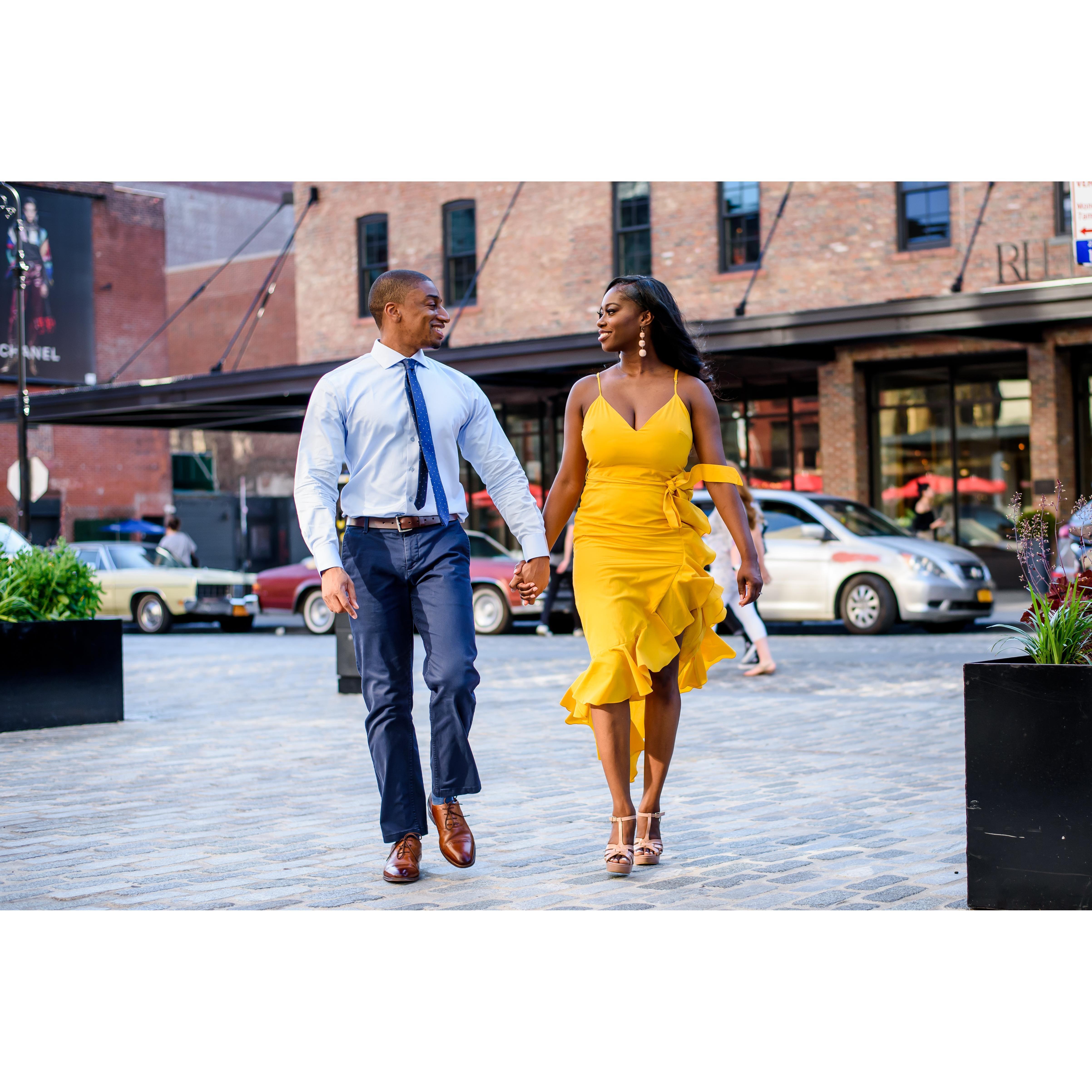 Our engagement picture in the Meatpacking District!