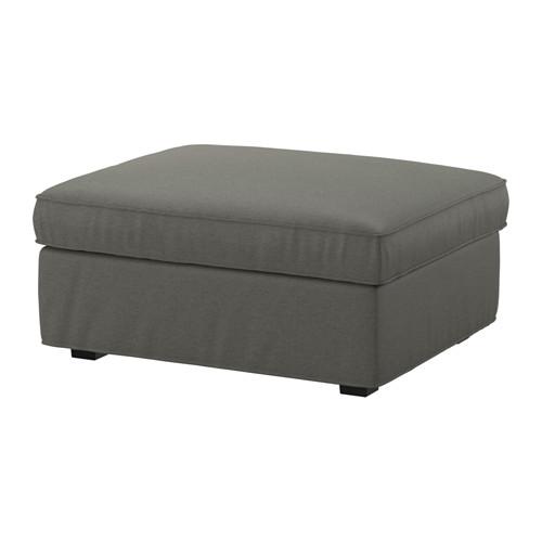 KIVIK				Ottoman with storage, Hillared anthracite