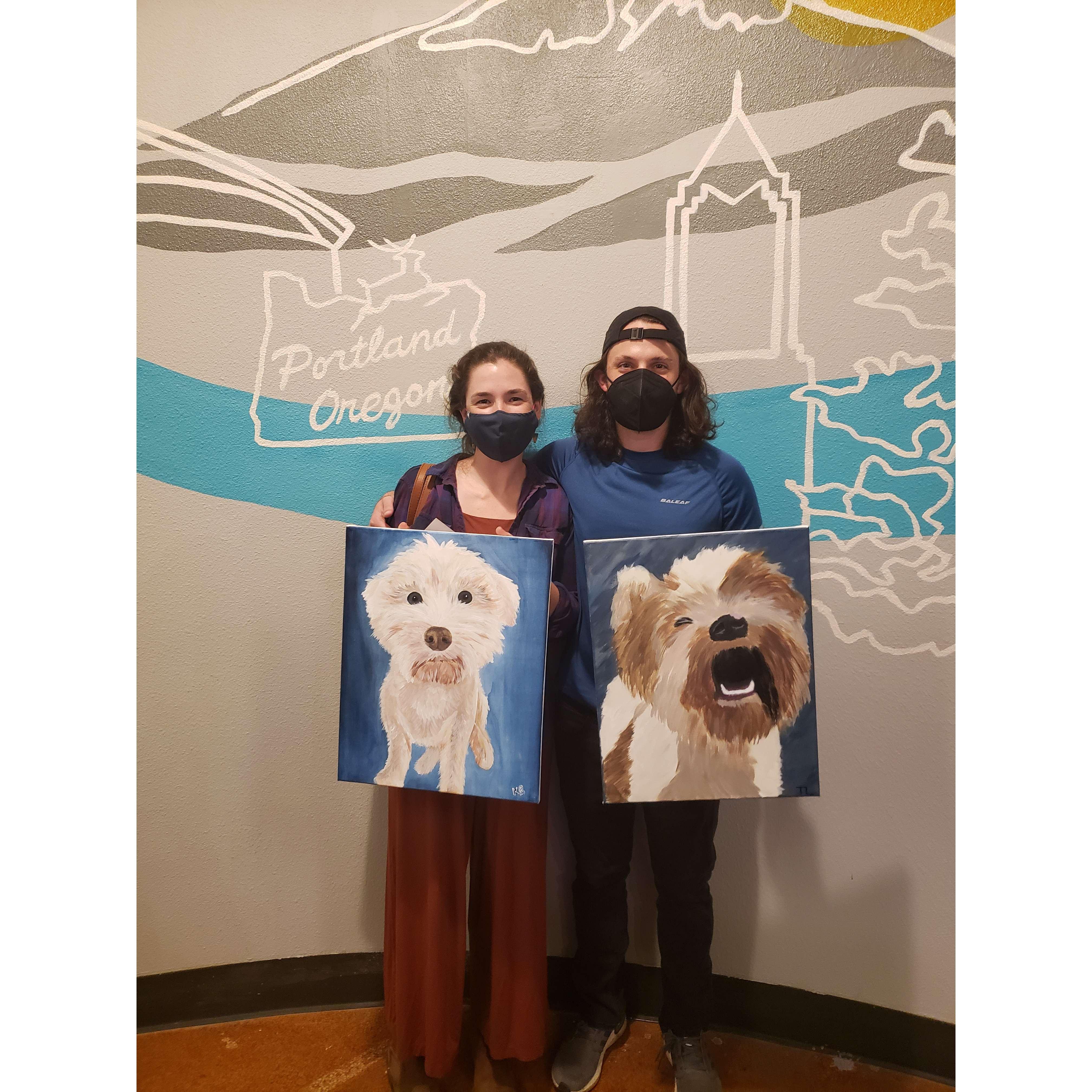 Paint your pet party October 2021