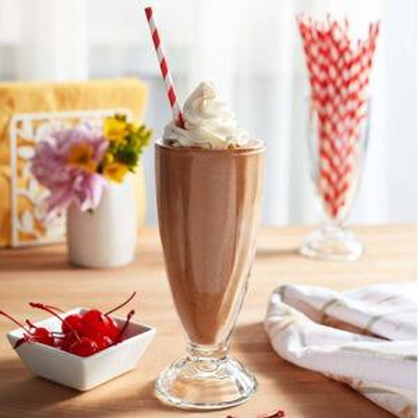 Libbey Fountain Shoppe Milkshake Glasses, 12-ounce, Set of 6 - Set of 6