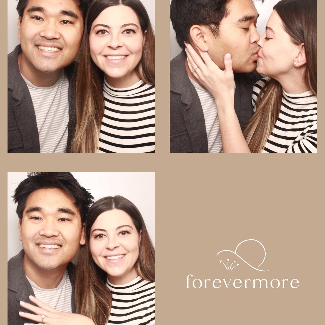 Celebrating in photo booth of one of our favorite East Nashville coffee shops the day after...