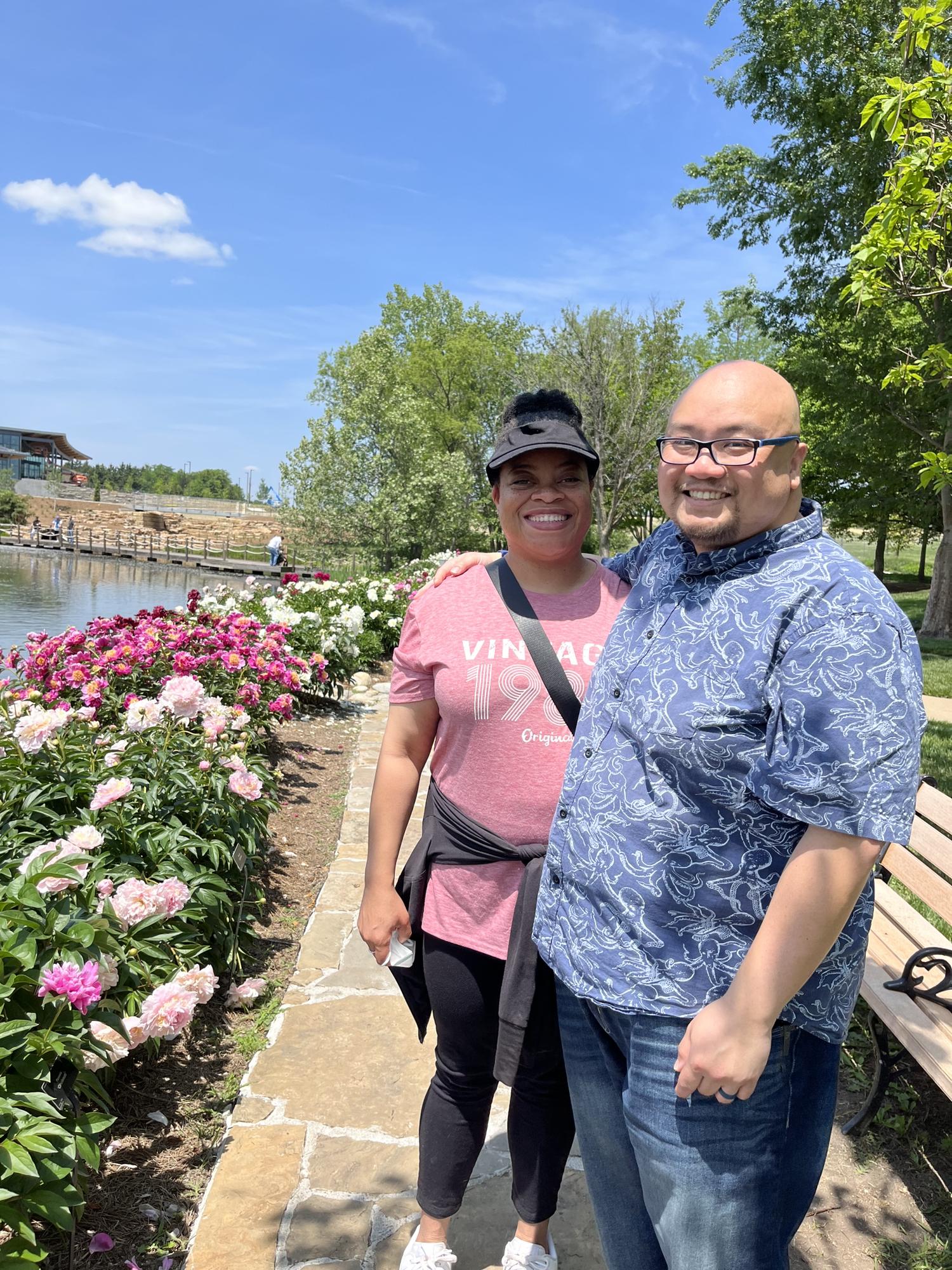 At the Overland Park Arboretum