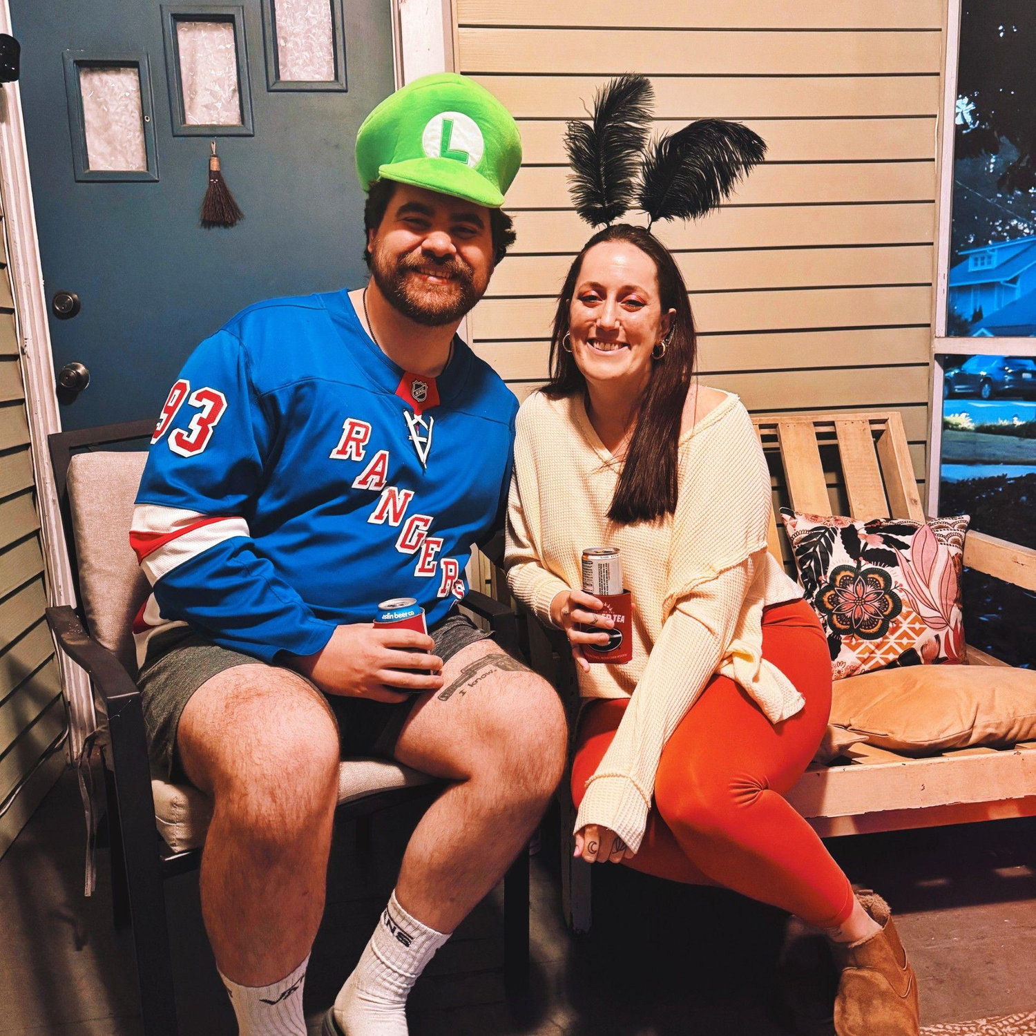 Handing out candy on Halloween of 2025!