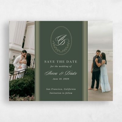 Evergreen Wedding Save the Date - Clyde Multiphoto