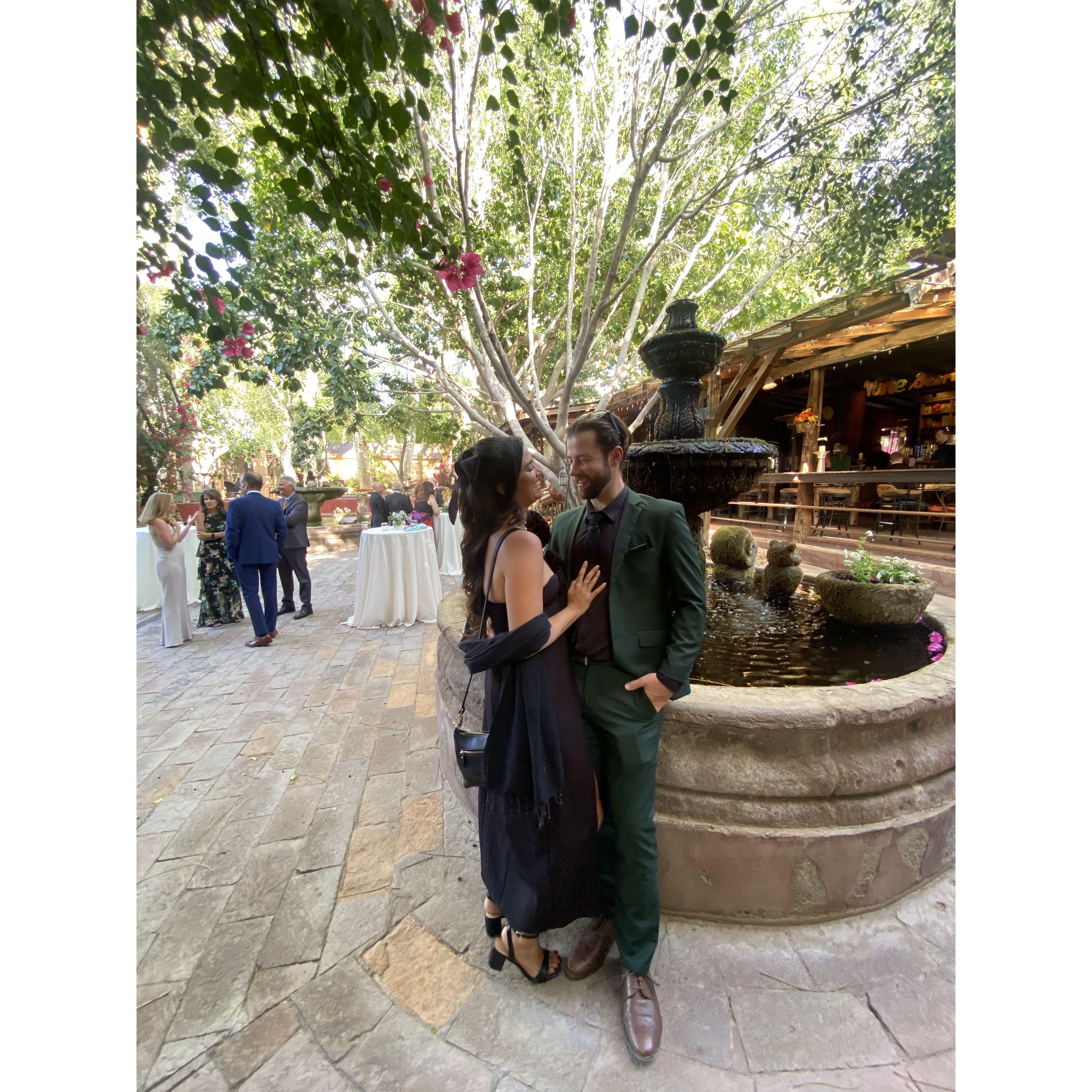 At our friends wedding in Scottsdale, AZ