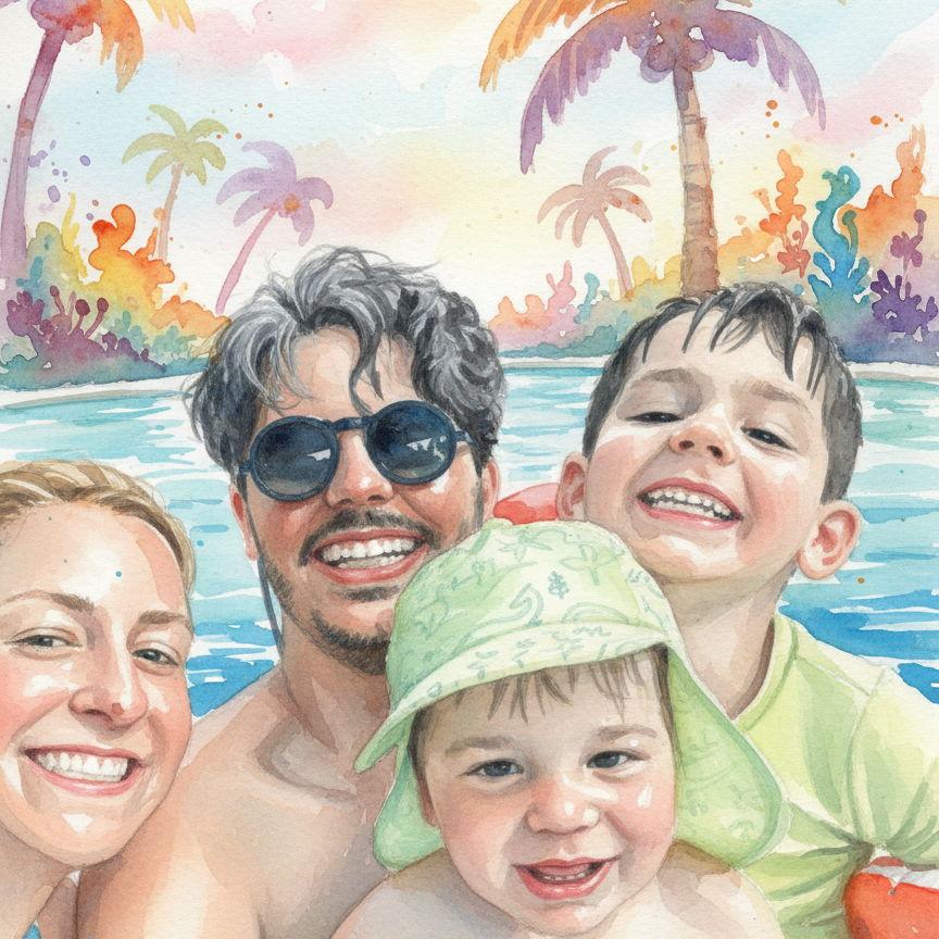 With Family in Salvador, Brazil.