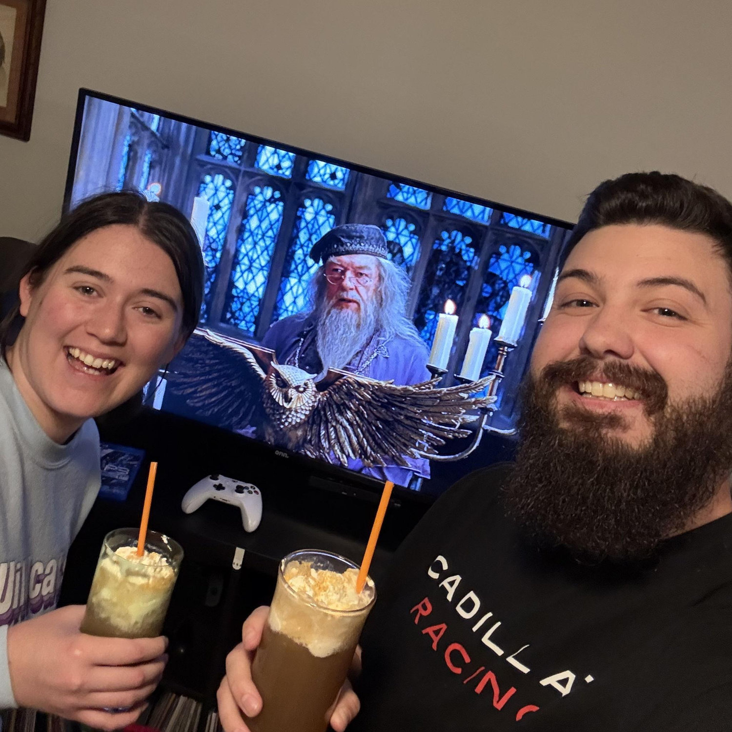 Harry Potter marathon with homemade butterbeer