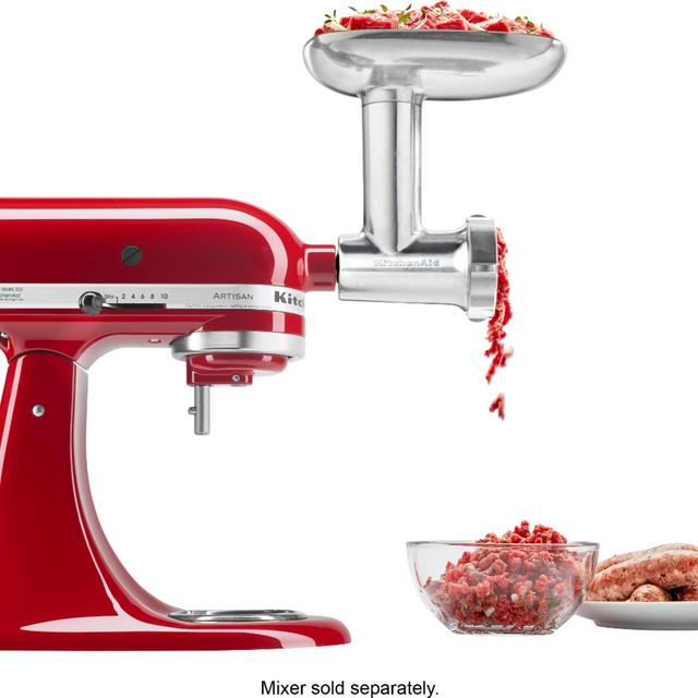 KitchenAid Metal Food Grinder Attachment - Silver
