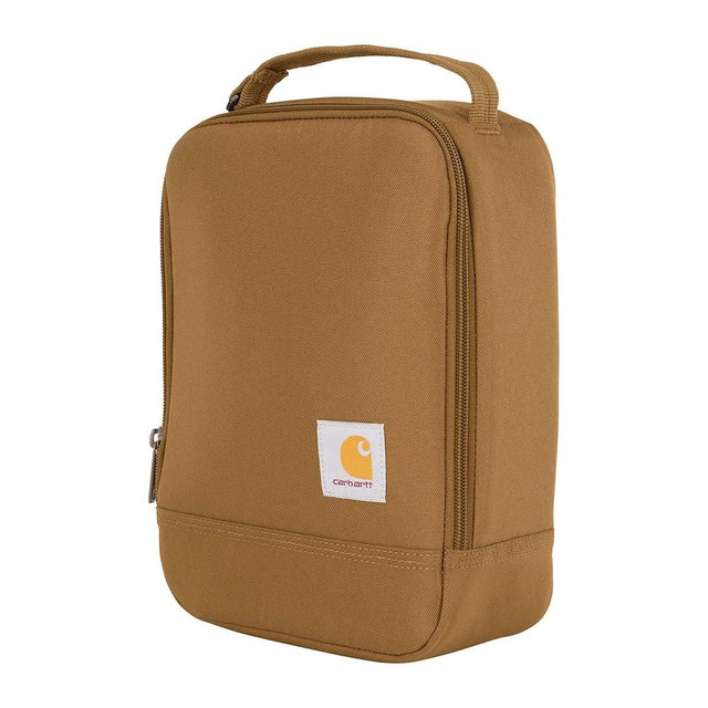 Carhartt Insulated Lunch Cooler For Men and Women, Fully Insulated Lunch Pale for Work, Outdoor, and Everyday Use, Carhartt Brown