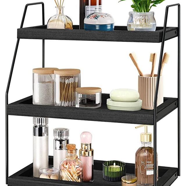 AITEE Acrylic Clear Makeup Organizer with 4 Drawers Stackable Cosmetics  Storage Display Case for Vanity,Bathroom Counter,  Dresser,Desktop,Countertop